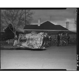Accident at corner of March and Sale Streets