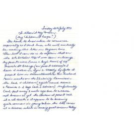Letter for Time Capsule
