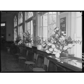 Cherry Blossom display in the Commonwealth Bank