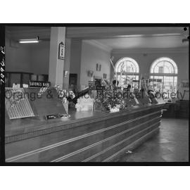 Cherry Blossom display in the Commonwealth Bank