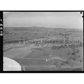 Aerial view of second day of Field Days