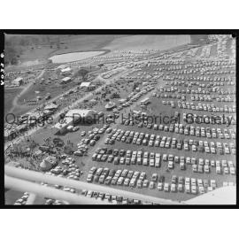Aerial view of second day of Field Days
