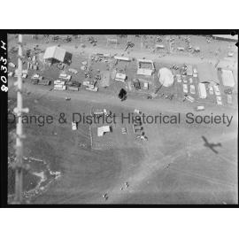 Aerial view of second day of Field Days