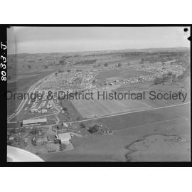 Aerial view of second day of Field Days