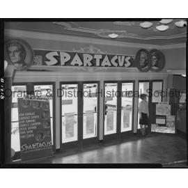 Spartacus decorations at the Coronet Theatre