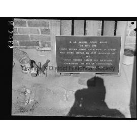 Orange Court House plaque