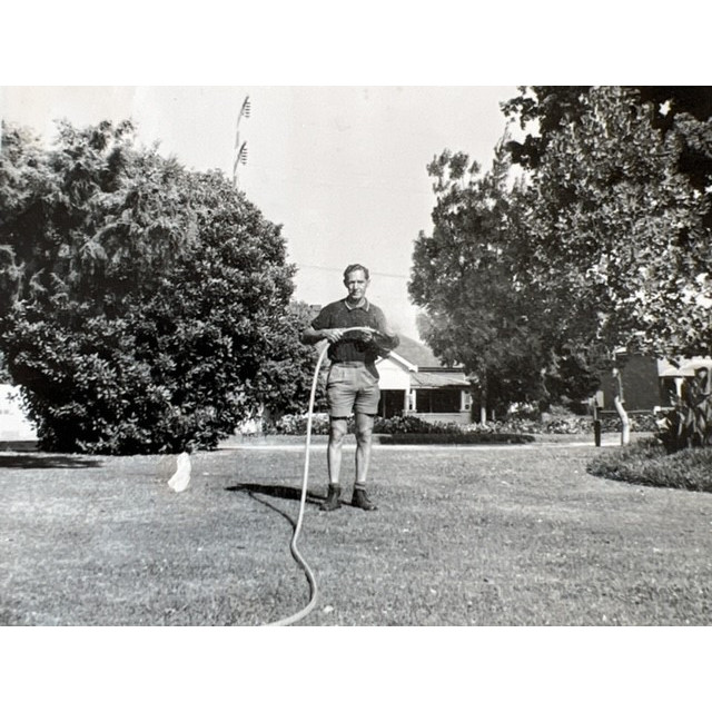 Billy Regan, greenkeeper, Cook Park, Orange