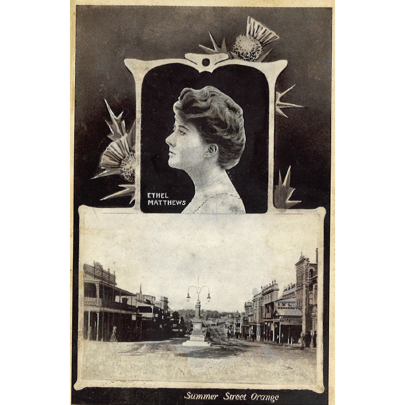 Postcard of Ethel Matthews and Summer Street, Orange