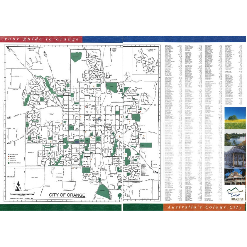 Orange Town Map 1999