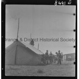 Scouts panning for gold