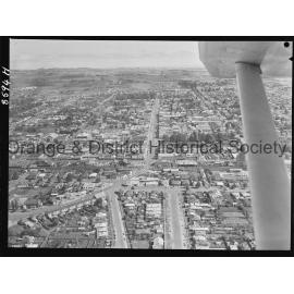 Aerial view of city centre