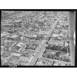 Aerial view of city centre