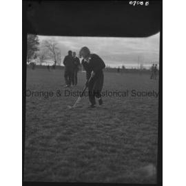 Captain of Orange High A hockey team, Margaret Campbell