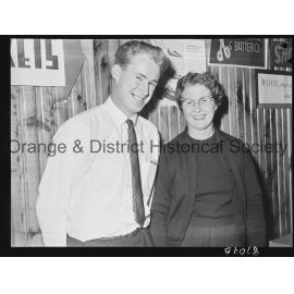 Lottery winners Russell Wright and Mrs J C Webster