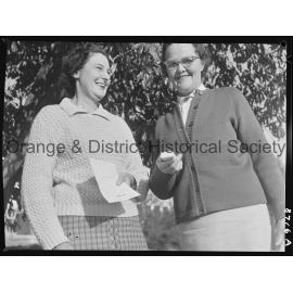 Mrs Sykes and Mrs Cath Menzies