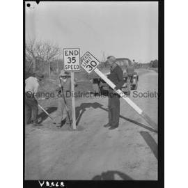 New speed limit signs