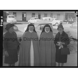 Visiting Franciscan nuns
