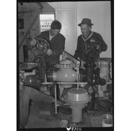 Gas Works, AGL attendants with new equipment