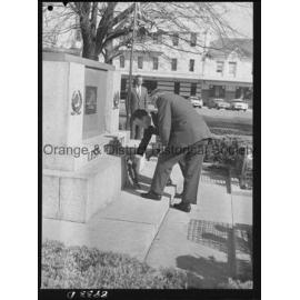 Laying Wreath
