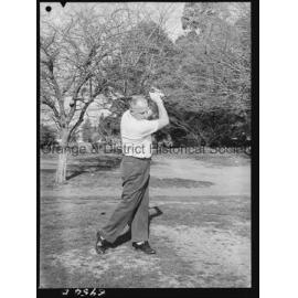 Mr Bill Fowler member of Orange club Golf team to play NSW squad