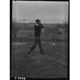 Visiting golfers play Orange Club