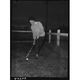 Gail Pringle, captain of Marathon's hockey team