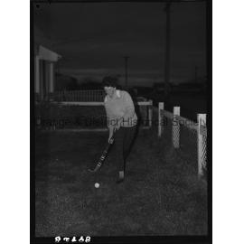 Gail Pringle, captain of Marathon's hockey team