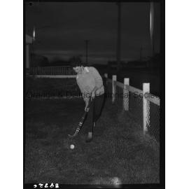 Gail Pringle, captain of Marathon's hockey team
