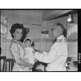 Polio injections for babies