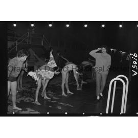 Swimmers go into training
