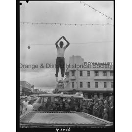 Trampoline display