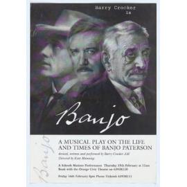 A musical play on the life and times of Banjo Paterson