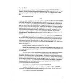 Shame the Stars - 2024 first prize short story category