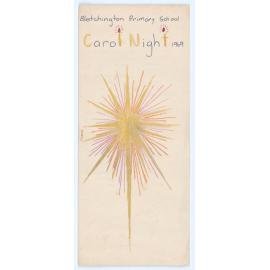 Bletchington Primary School Carol Night 1969