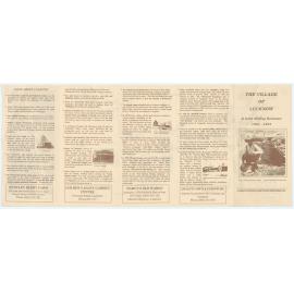 The Village of Lucknow; a gold mining bonanza 1851-1951