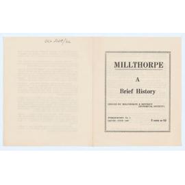 Millthorpe, a Brief History