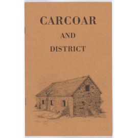 Carcoar, a history of Carcoar and District