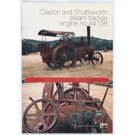 Clayton and Shuttleworth steam traction engine no 44128