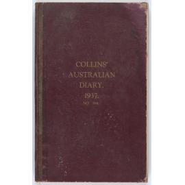 Cook Park and other City Parks diary 1937