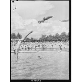 Swimmers at Olympic Pool
