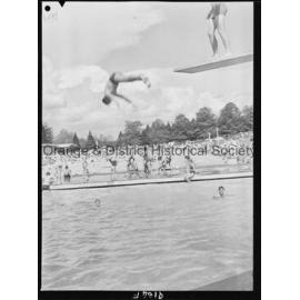 Swimmers at Olympic Pool