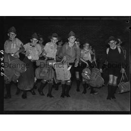 Scouts ready to leave for jamboree 