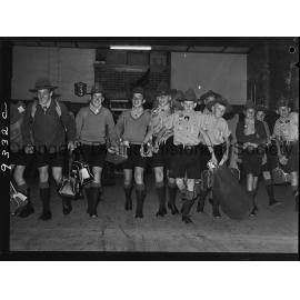 Scouts ready to leave for jamboree 