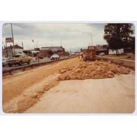 Construction works of Bathurst Road, Orange