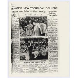 Orange Celebrations 1938