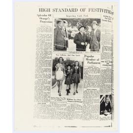 Orange Celebrations 1938