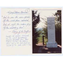 Banjo Paterson Memorial, Ophir Road, Orange