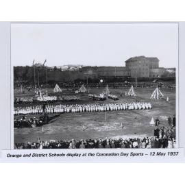 Coronation Day Sports - Orange and District Schools display