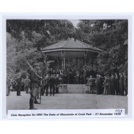 Civic Reception for HRH the Duke of Gloucester, Cook Park, Orange, NSW
