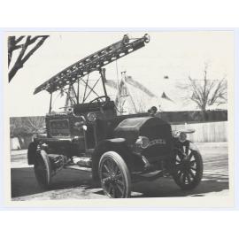 First motorised fire engine, Orange